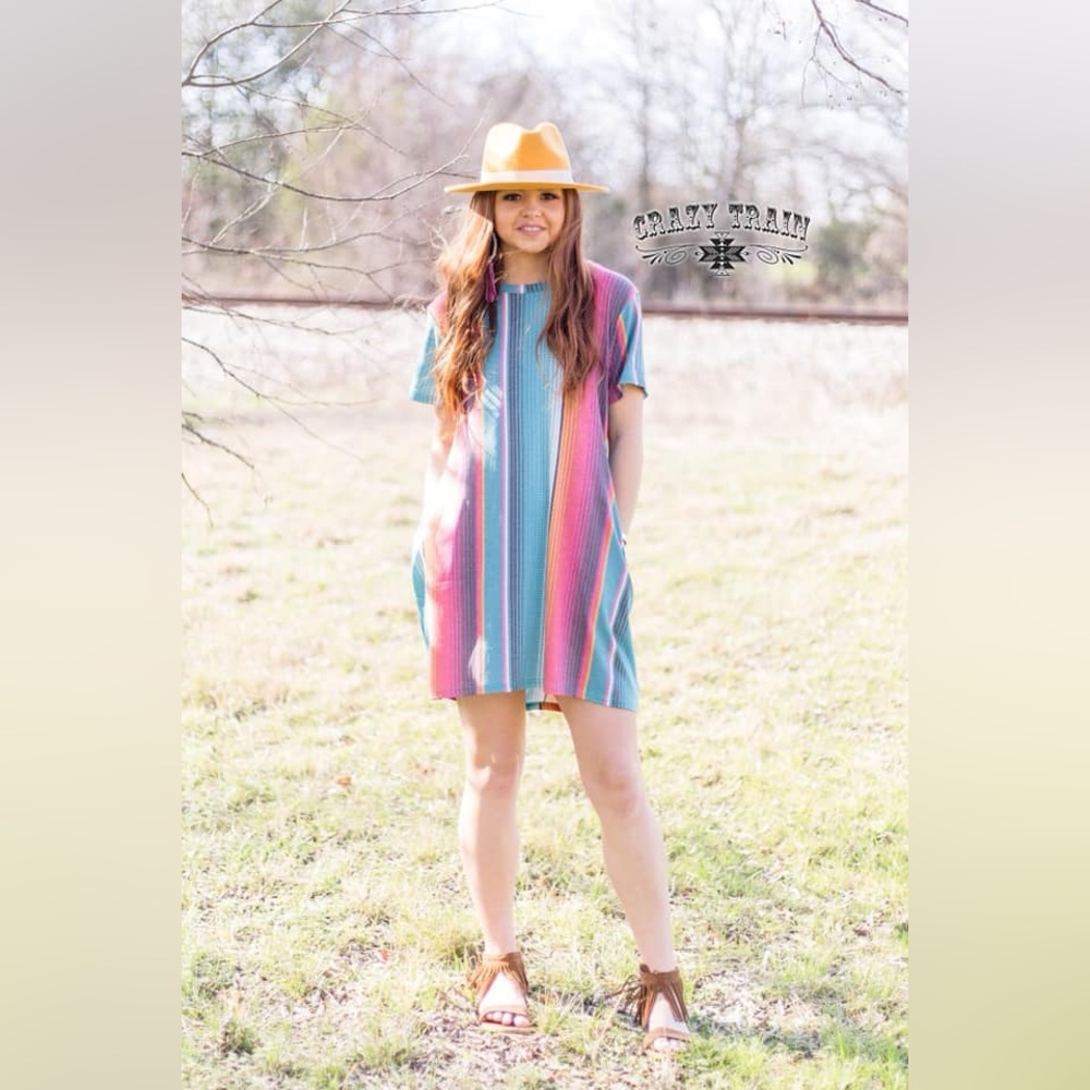 Crazy Train | Sabado‎ Serape Dress Sz. XL